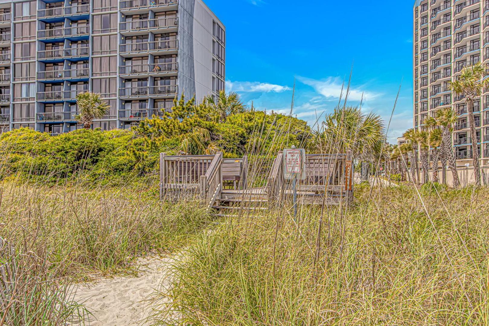 Oceanfront 3Br 2Ba Condo Ocean Reef 1421 Myrtle Beach Exteriör bild
