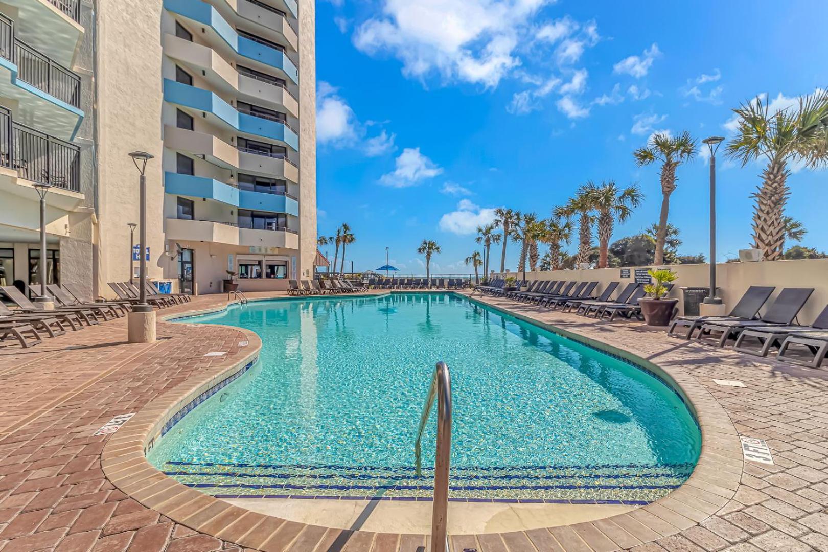 Oceanfront 3Br 2Ba Condo Ocean Reef 1421 Myrtle Beach Exteriör bild