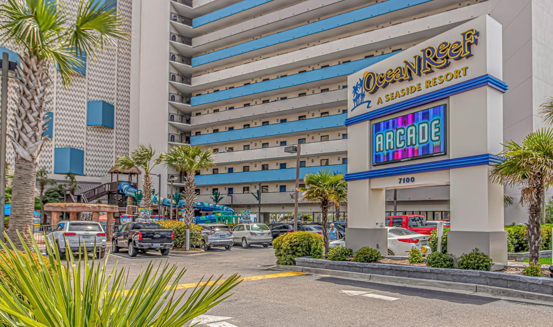 Oceanfront 3Br 2Ba Condo Ocean Reef 1421 Myrtle Beach Exteriör bild